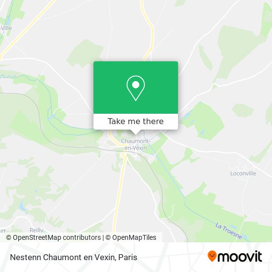 Nestenn Chaumont en Vexin map