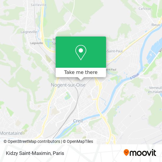 Mapa Kidzy Saint-Maximin