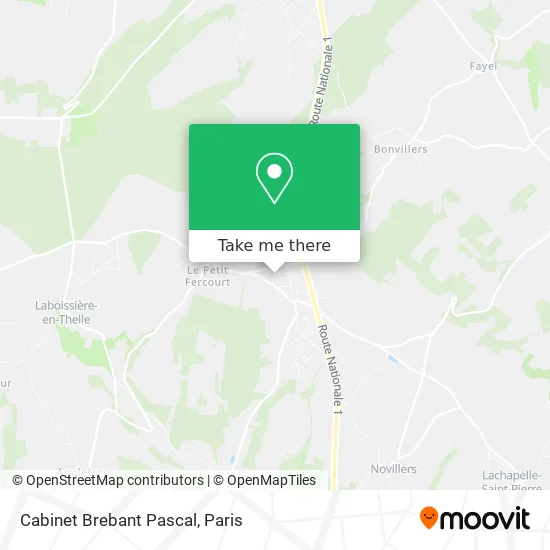 Cabinet Brebant Pascal map