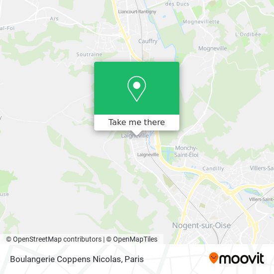 Boulangerie Coppens Nicolas map