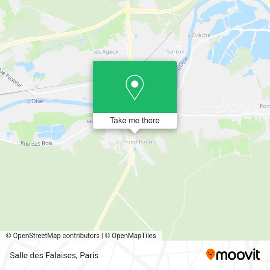 Salle des Falaises map