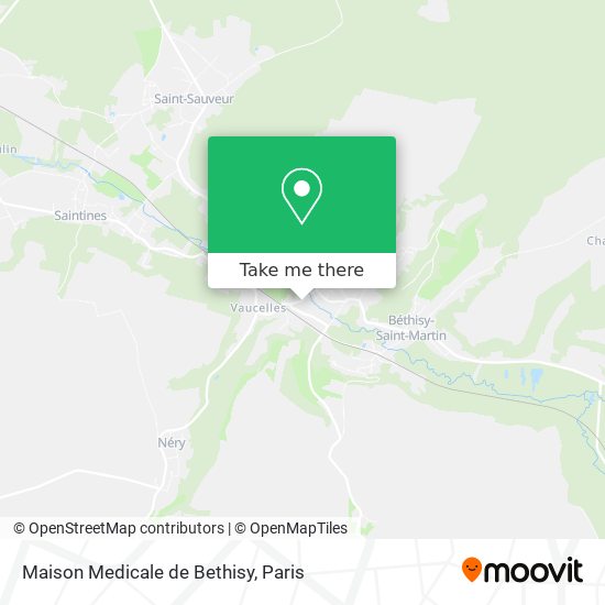 Mapa Maison Medicale de Bethisy
