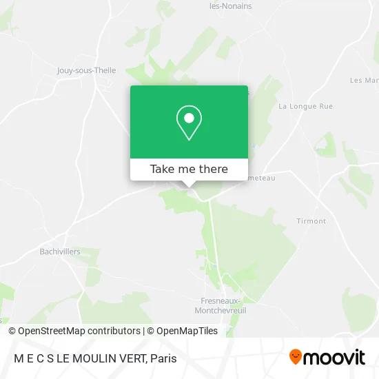 M E C S LE MOULIN VERT map