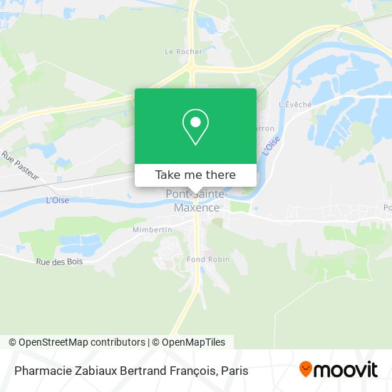 Pharmacie Zabiaux Bertrand François map