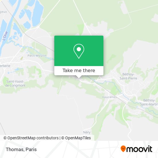 Mapa Thomas