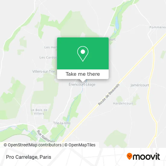 Pro Carrelage map