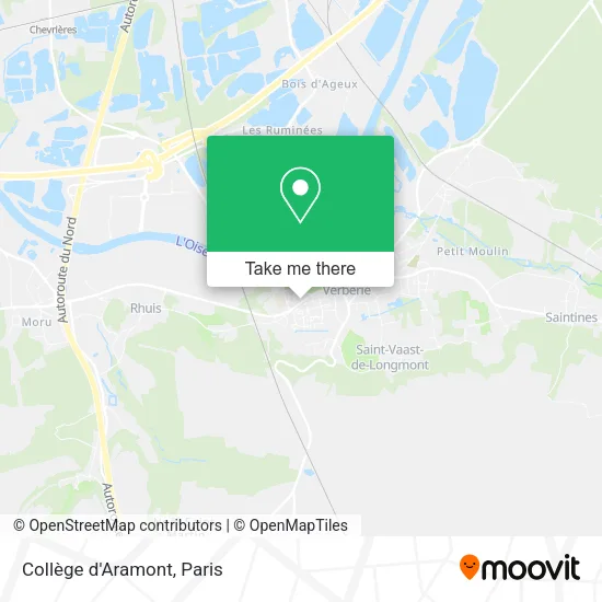 Collège d'Aramont map