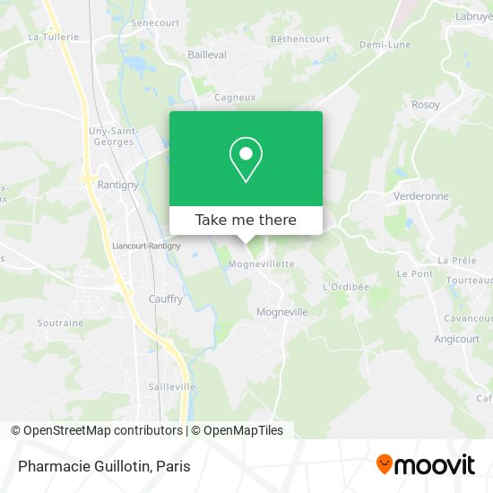 Mapa Pharmacie Guillotin