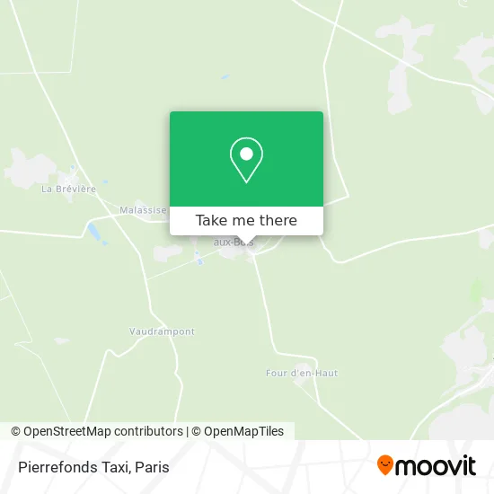 Pierrefonds Taxi map