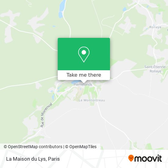 Mapa La Maison du Lys