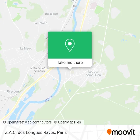 Z.A.C. des Longues Rayes map