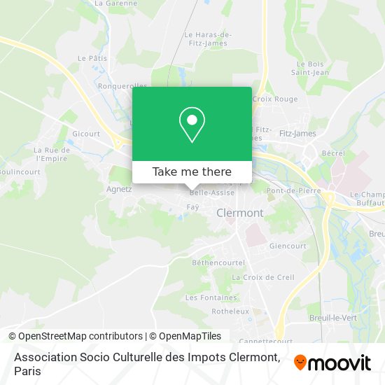 Association Socio Culturelle des Impots Clermont map