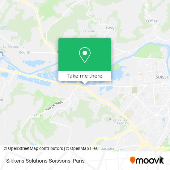 Sikkens Solutions Soissons map