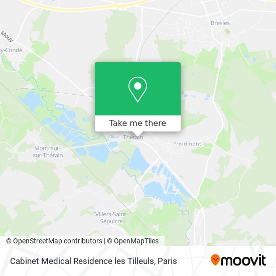 Mapa Cabinet Medical Residence les Tilleuls