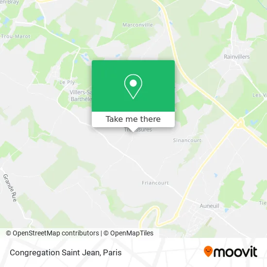 Congregation Saint Jean map