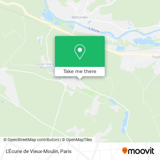 L'Écurie de Vieux-Moulin map