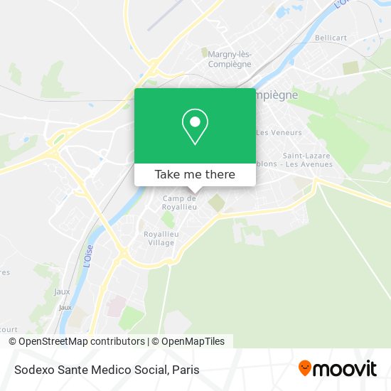 Sodexo Sante Medico Social map