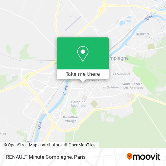RENAULT Minute Compiegne map