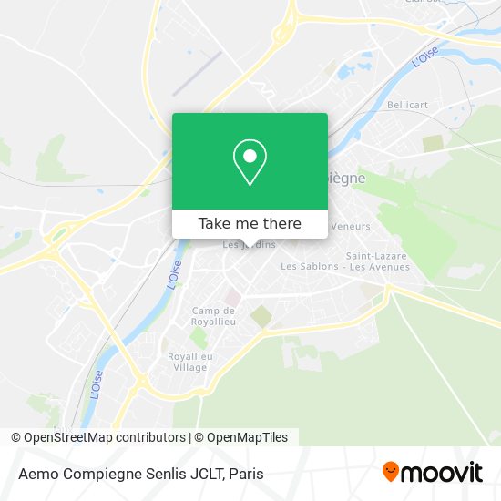 Aemo Compiegne Senlis JCLT map