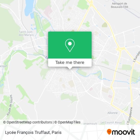 Lycée François Truffaut map