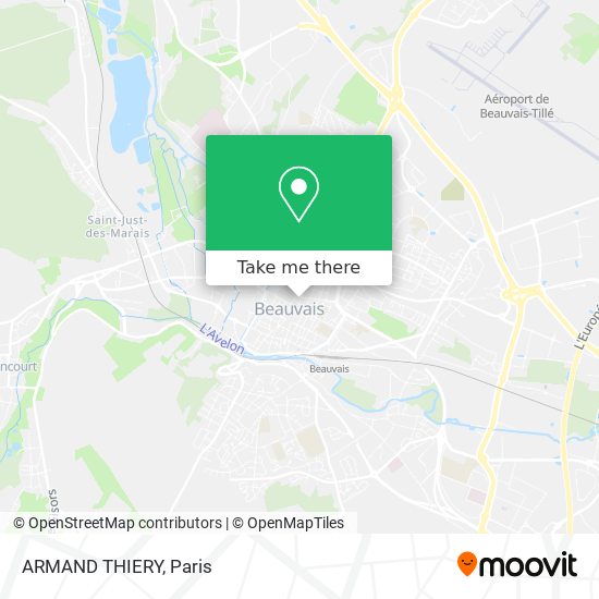 ARMAND THIERY map