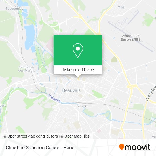 Christine Souchon Conseil map