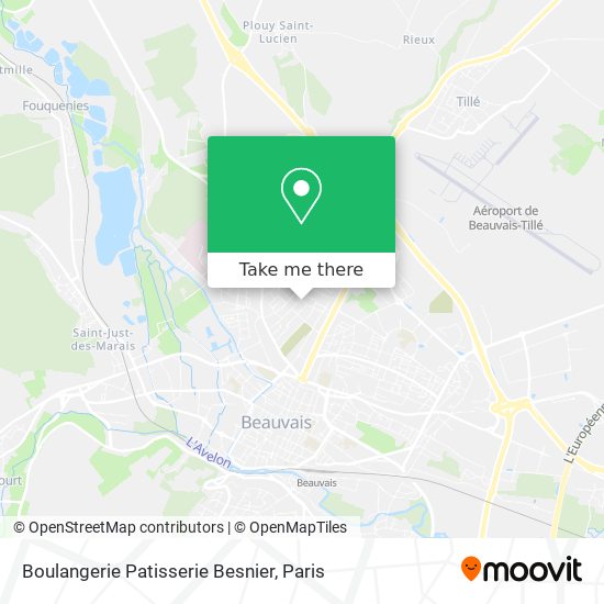 Boulangerie Patisserie Besnier map