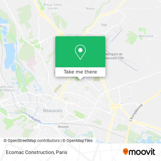 Ecomac Construction map
