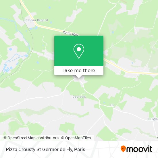 Pizza Crousty St Germer de Fly map