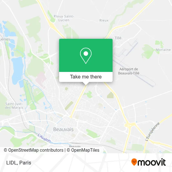 LIDL map