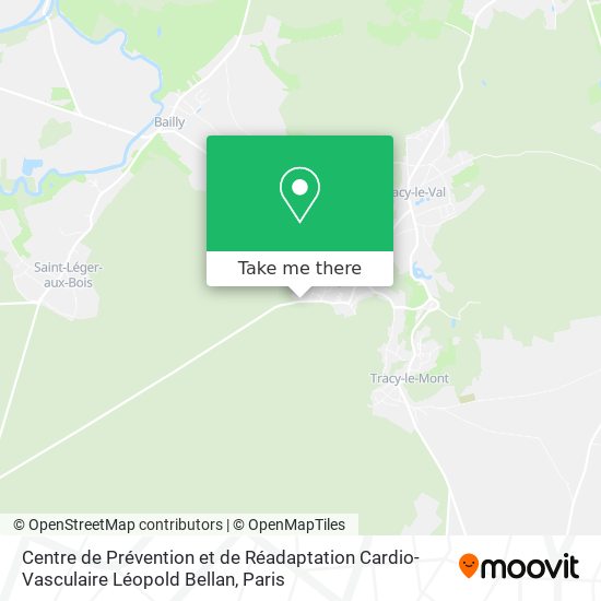 Centre de Prévention et de Réadaptation Cardio-Vasculaire Léopold Bellan map