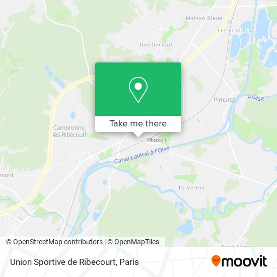 Union Sportive de Ribecourt map