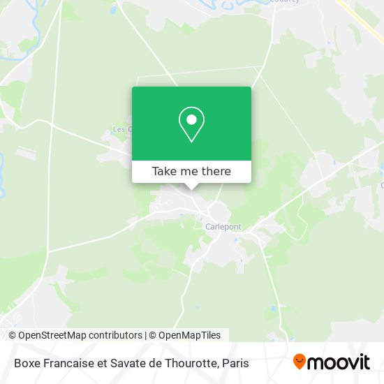 Boxe Francaise et Savate de Thourotte map