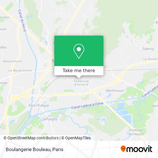 Mapa Boulangerie Bouleau