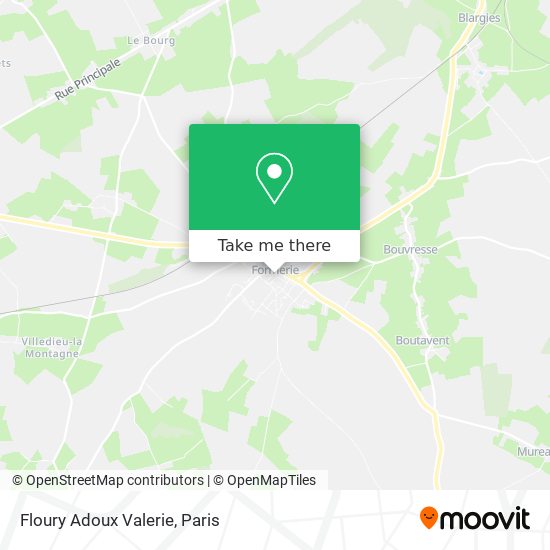 Floury Adoux Valerie map