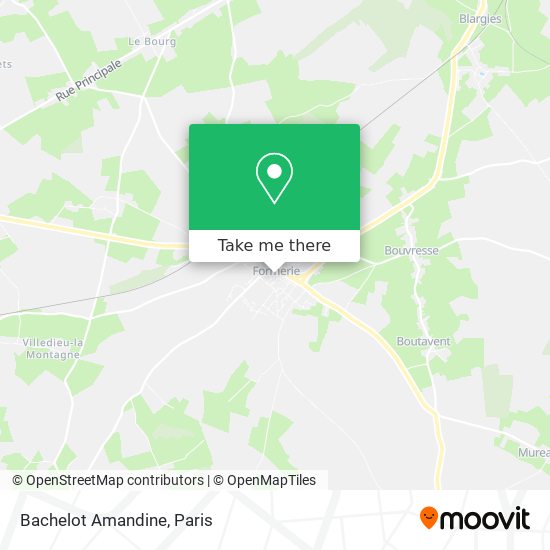 Bachelot Amandine map