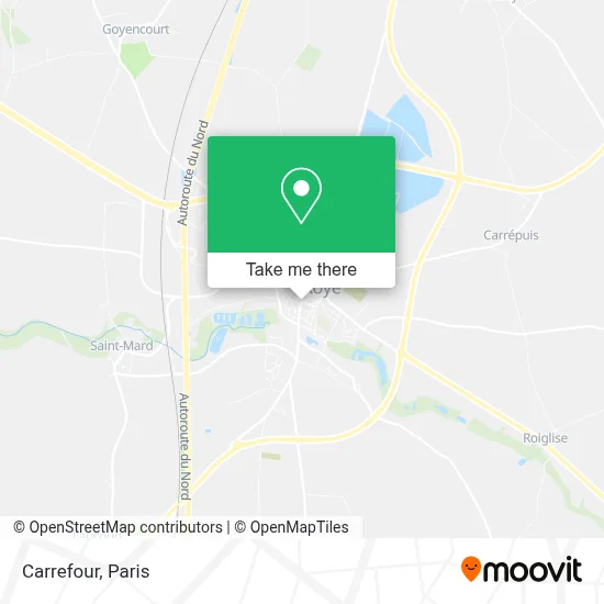 Carrefour map
