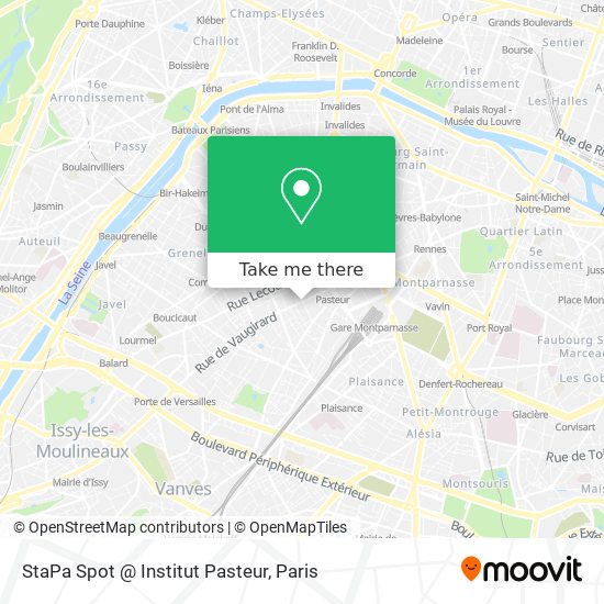 StaPa Spot @ Institut Pasteur map