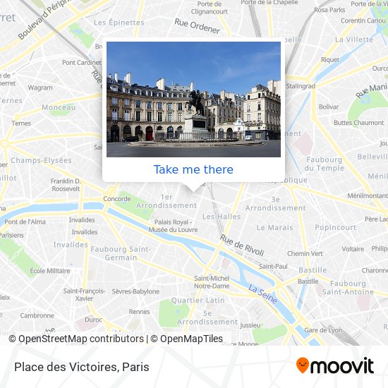 Place des Victoires map