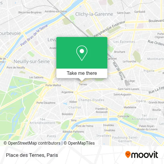 Place des Ternes map
