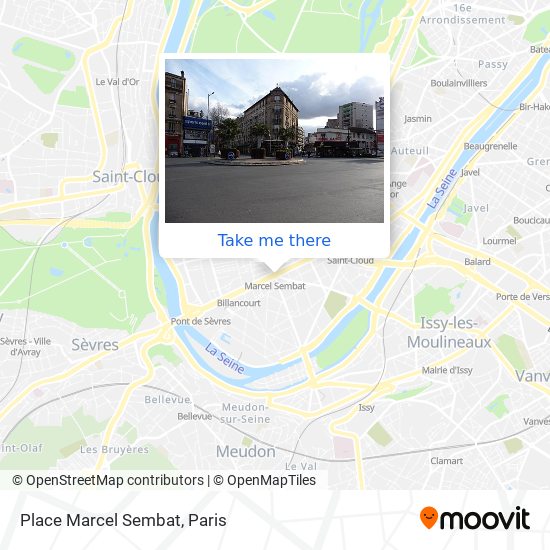Mapa Place Marcel Sembat
