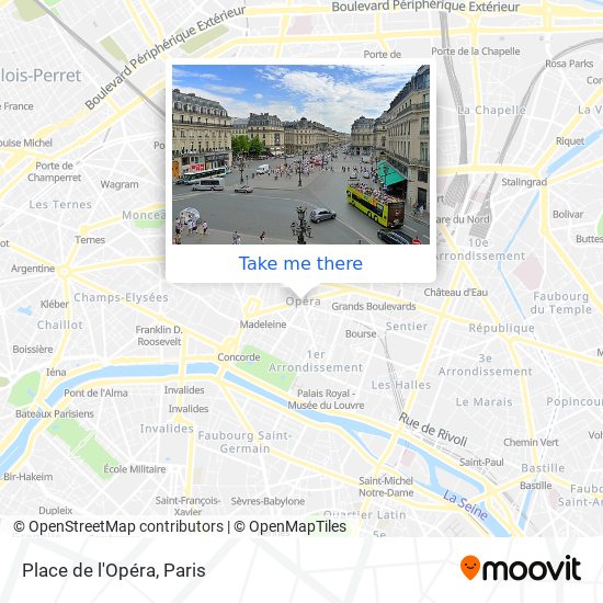 Place de l'Opéra map