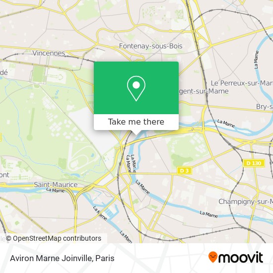 Aviron Marne Joinville map