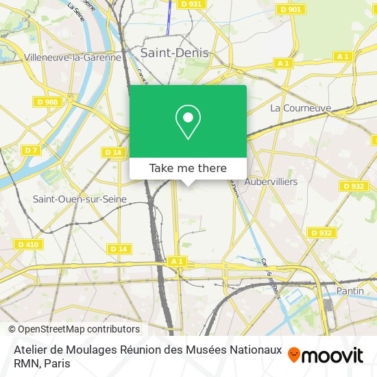 Atelier de Moulages Réunion des Musées Nationaux RMN map