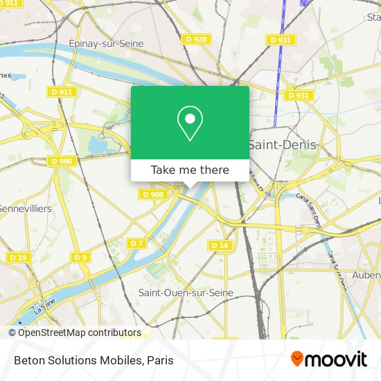 Mapa Beton Solutions Mobiles