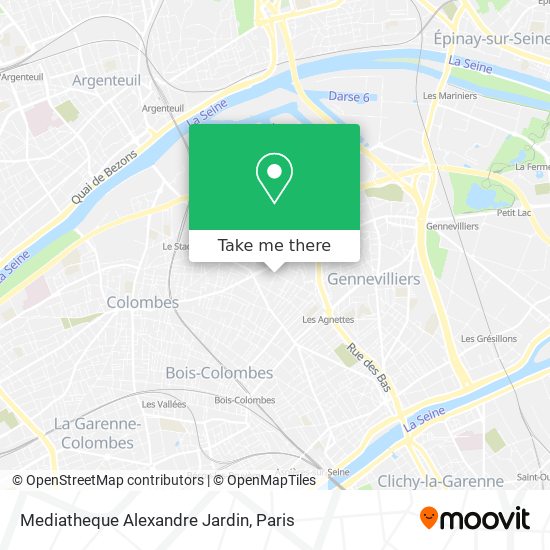 Mediatheque Alexandre Jardin map