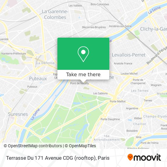 Terrasse Du 171 Avenue CDG (rooftop) map