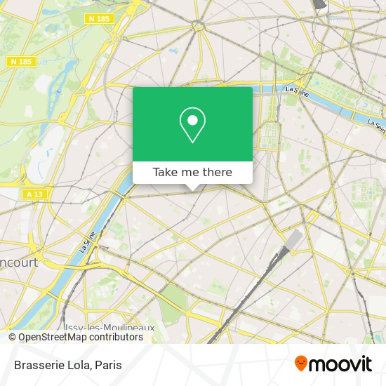 Brasserie Lola map