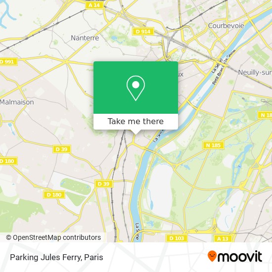 Parking Jules Ferry map