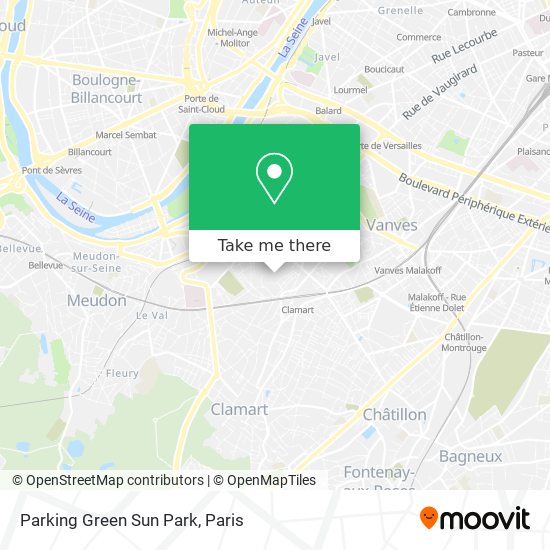 Parking Green Sun Park map